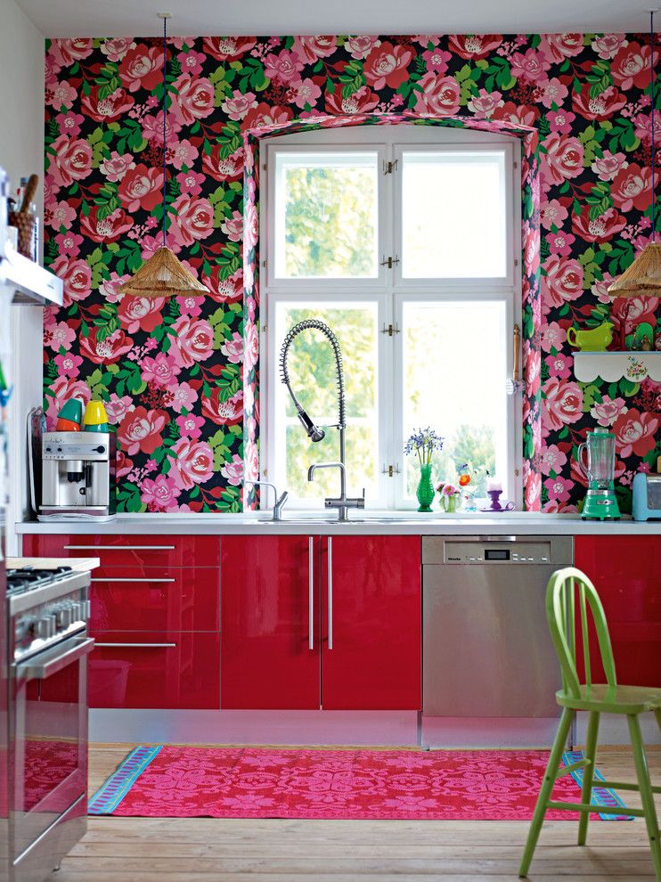 Floral Patterns-Beautiful Living-Vintage-Wallpaper Ideas