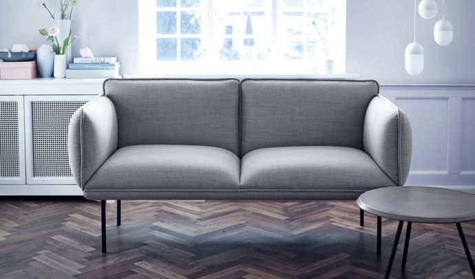 Design sofa bed in modern gray designer sofa beds