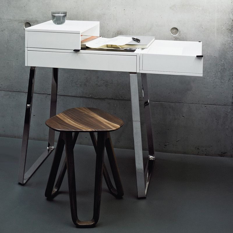 Designer elegant minimalist foldable with drawers-modern desks