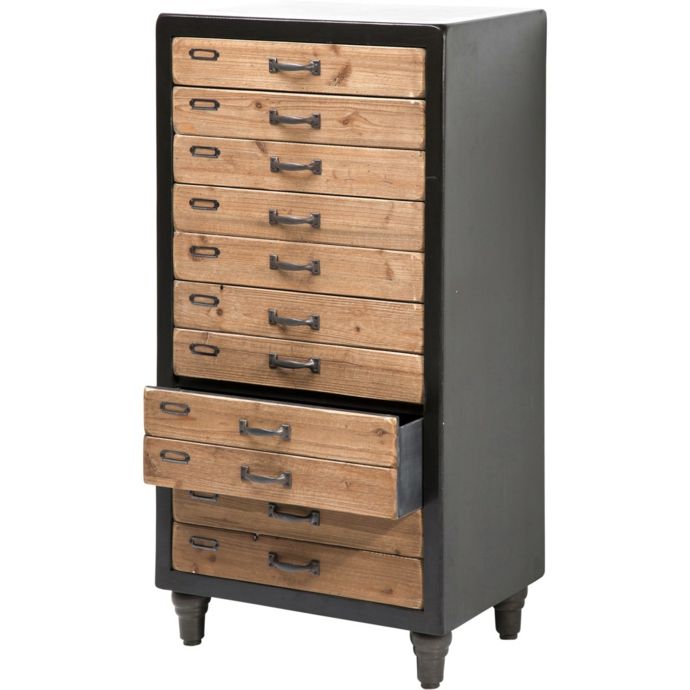 Wooden high chest of drawers-new romance