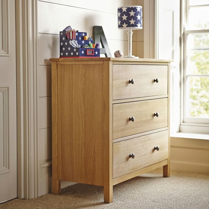Oak chest of drawers for children's chests of drawers