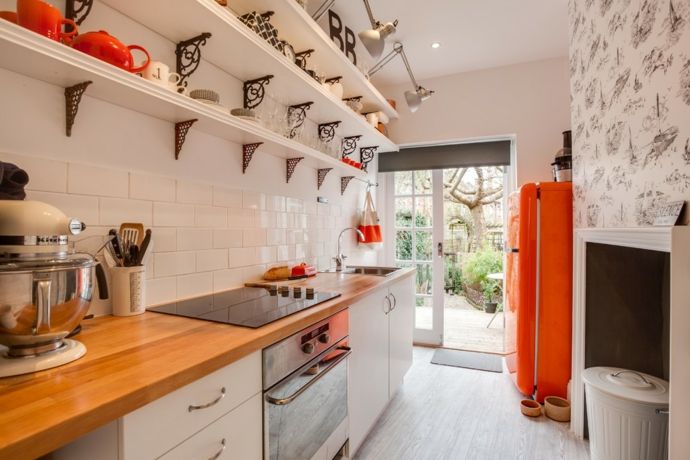 Kitchen kitchen design storage warm colors modern