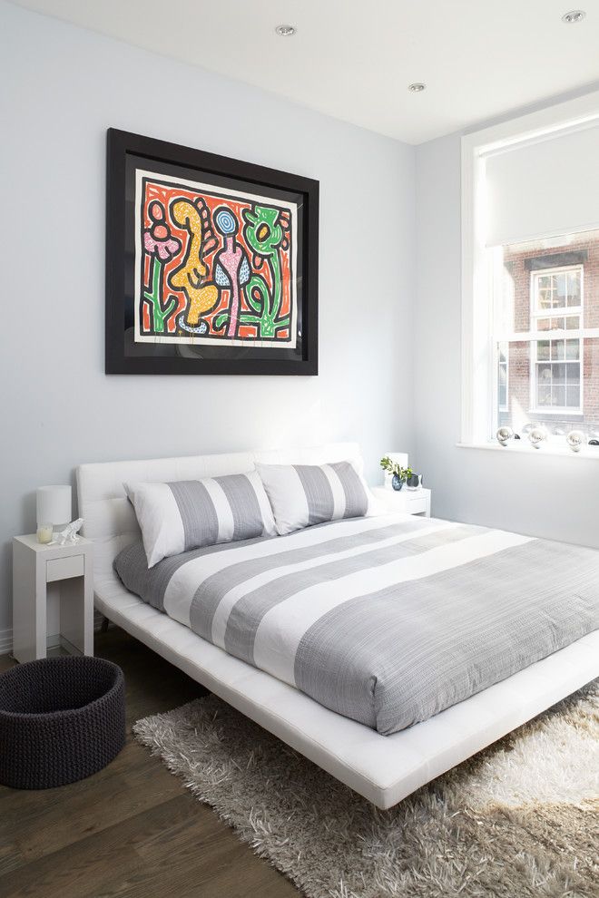 Bedroom modern completely white gray bedroom ideas