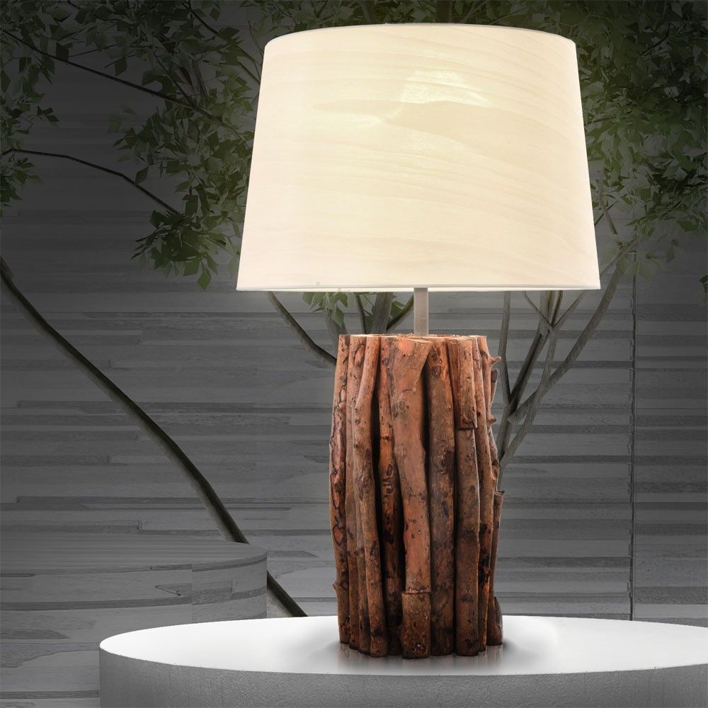 Table lamps made of wood-modern lamps