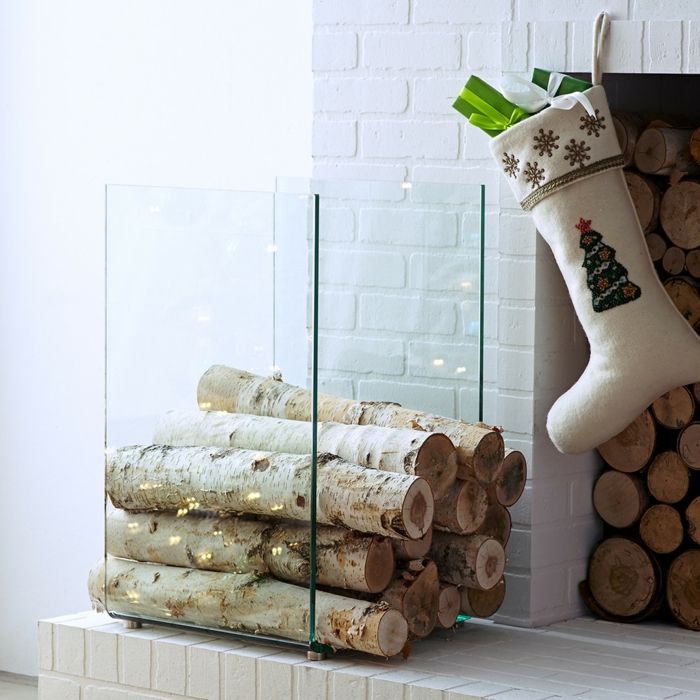 Shelf made of wood-wood storage firewood shelf firewood firewood storage shelf made of glass