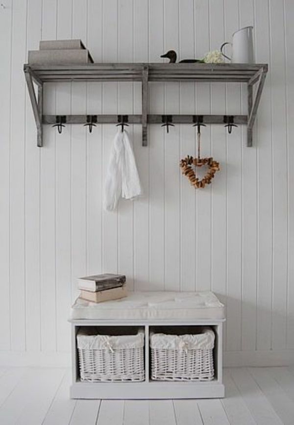 Aufbewahrung und Deko Ideen für die Diele - Trendomat.com
