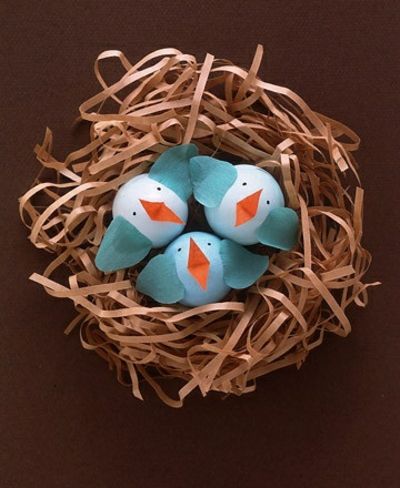 Dekoratives Nest-Dekoration Ostern