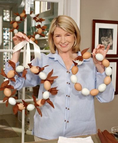 Egg wreath DIY decoration Easter