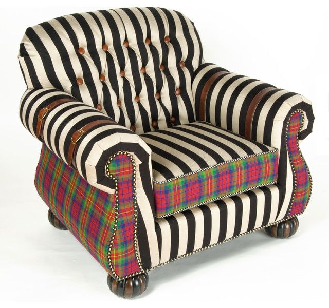 Unique club armchair - eclectic seating furniture