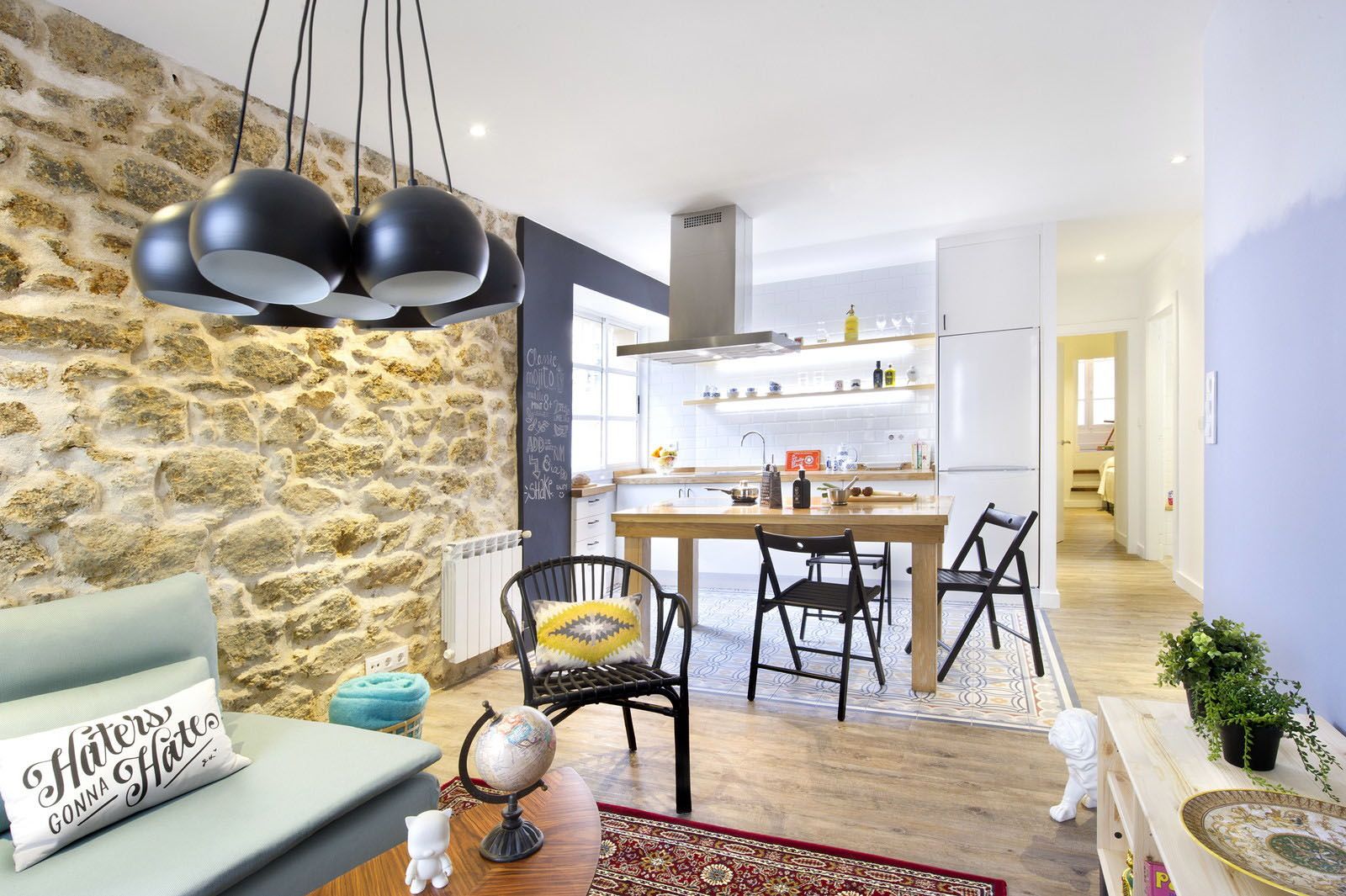 Klassische steinwand im innendesign: trends fürs esszimmer ...