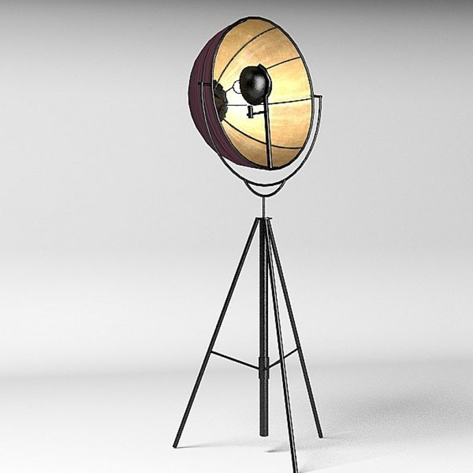 Elegant floor lamp in contemporary style-lamps and lights