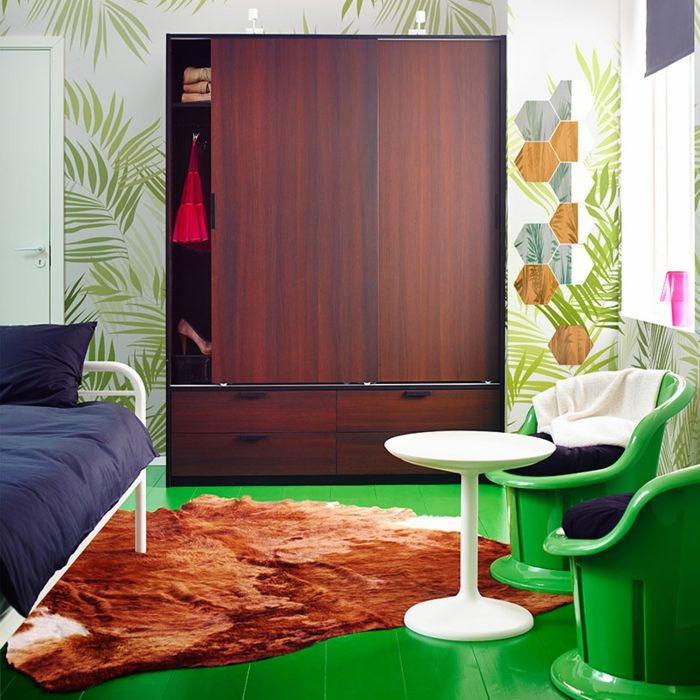 Ikea Dunkelbraune Garderobe für schmale Räume-Hochwertige Kleiderschränke für das Schlafzimmer