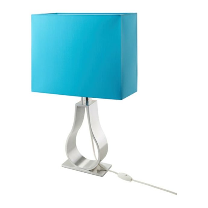 Ikea Klabb Tischleuchte in Türkisblau-Moderne Lampen