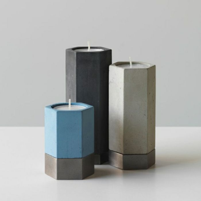 Candle holder in a minimalist style-contemporary decoration ideas for your home