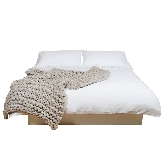 Luxurious cozy blanket for the bedroom bedspread