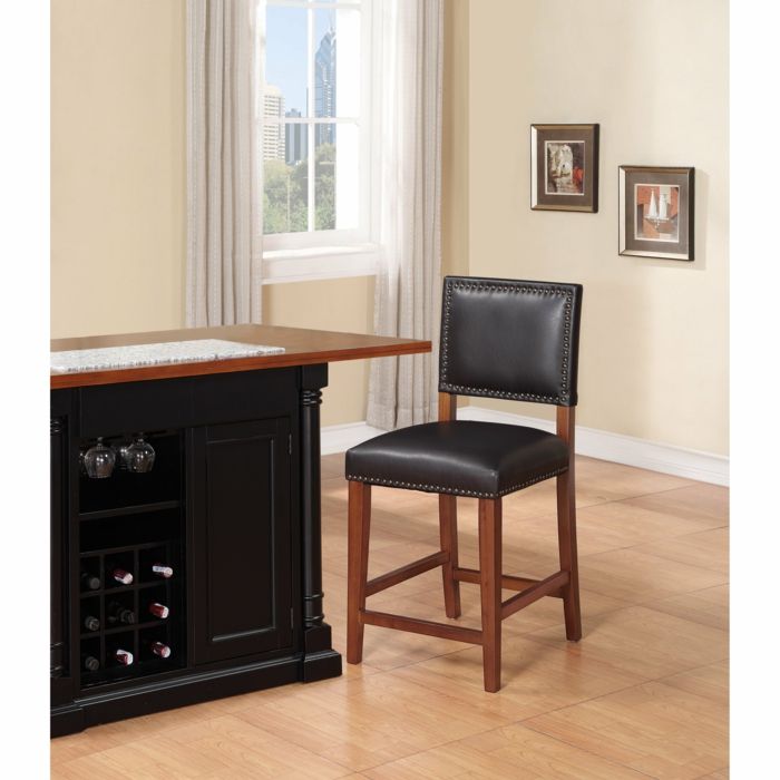 Luxurious leather bar stool for your kitchen