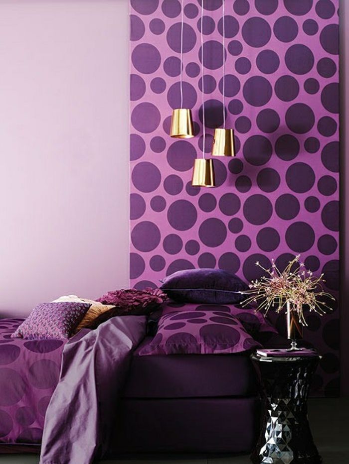 Modern decor in purple-contemporary decorating ideas for your home