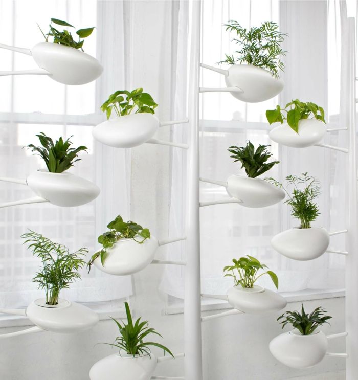 Modern hydroponic vertical garden