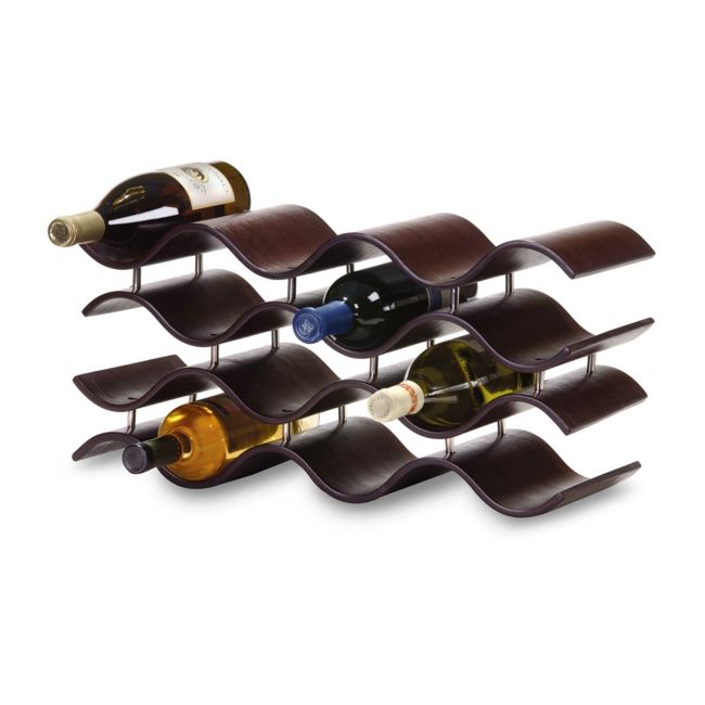 Modern wine rack made of wood-wine rack modern idea design home accessory wood decoration