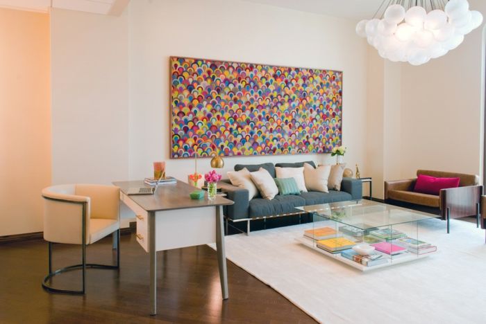 Pastel colors and coziness-rectangular glass coffee table storage magazines stylishly modern
