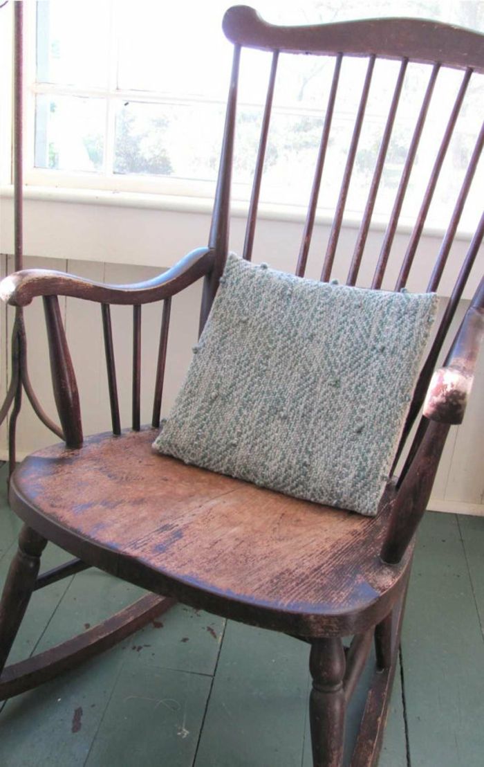 Rocking chair vintage chair cushion