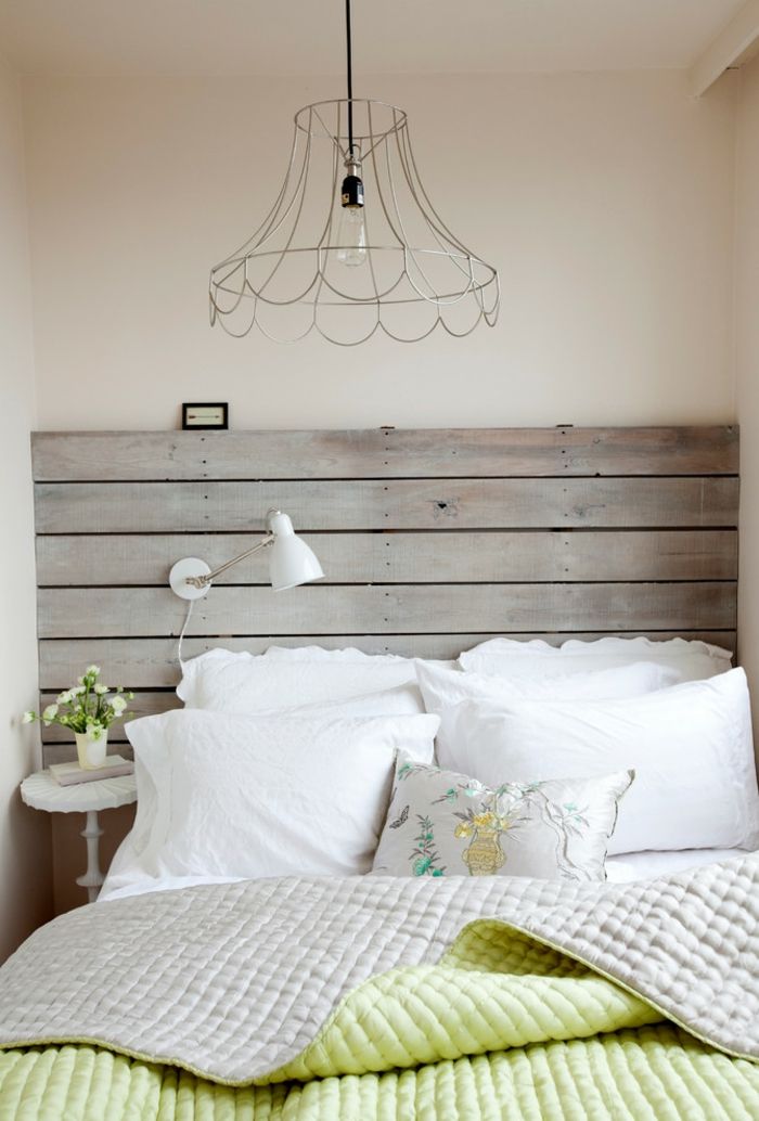 Diy ideen mit europaletten – bettkopfteil selber bauen trendomat.com