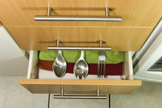 Schubladen leicht und einfach öffnen-Feng Shui Küche Haushalt Tipps Einrichtung Wohlstand Geldfluss