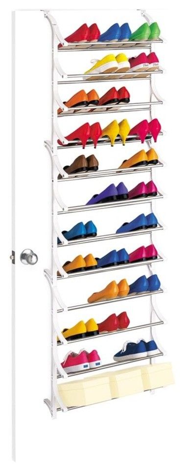 Shoe rack to hang on the door shoe rack on the door Shoe storage practically space-saving and clear