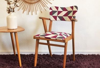 Vintage-Stühle mit French Touch aus den 50er Jahren