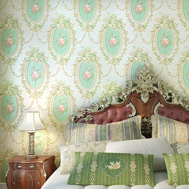 Wandtapete in Retro-Look für das Schlafzimmer-moderne-deko-wand-tapete