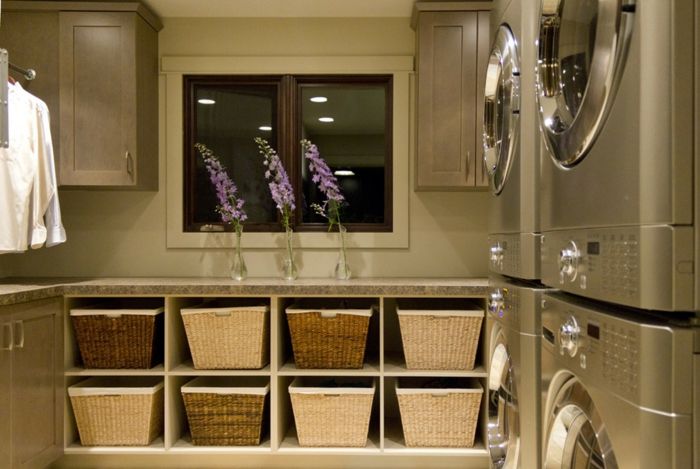 Waschküche Regalsystem Ordnung Haushalt modern-Aufbewahrung