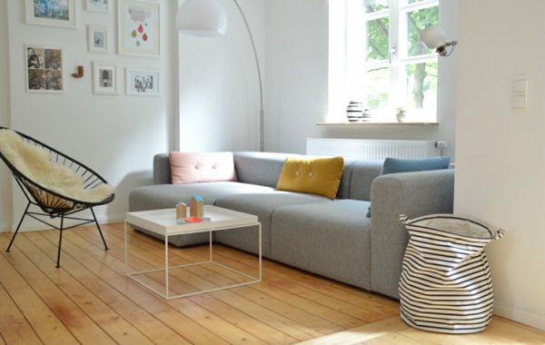das skandinavische Design für das Wohnzimmer- Skandinavisches Design