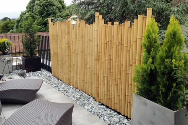 elegant privacy screen made of bamboo-bamboo decoration