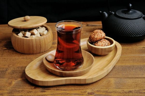 relaxing tea break with bamboo accessories-bamboo decoration