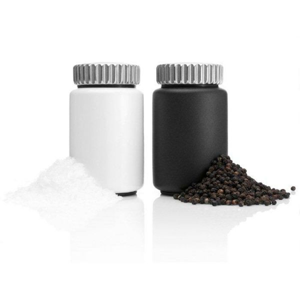 Accessories for the Scandinavian design salt and pepper shaker set with stainless steel lid