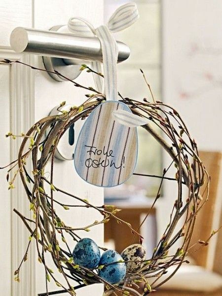 Craft ideas Easter decoration Easter wreath