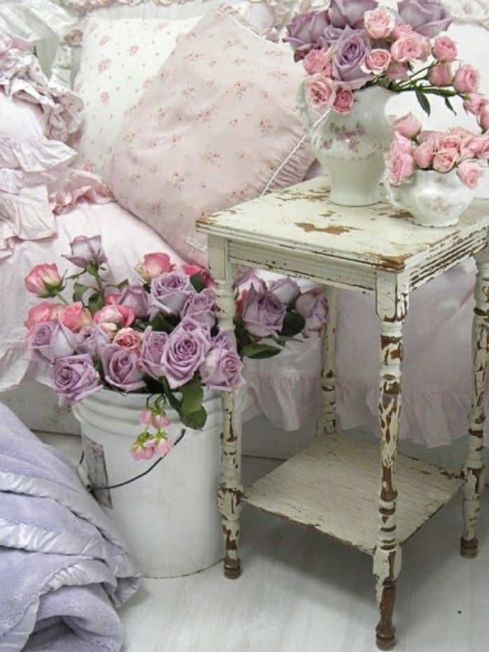 Bedding, pillows and accessories in shabby chic style ideas shabby chic