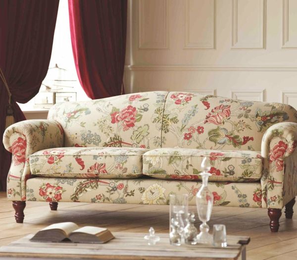Floral pattern sofa