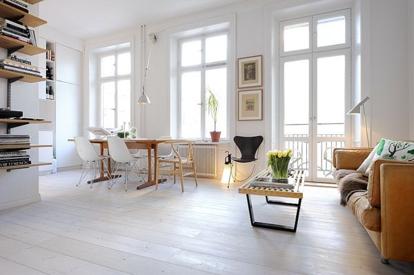 Bodenbelag weiß Wohnzimmer modern-Bodenbelag weiss design