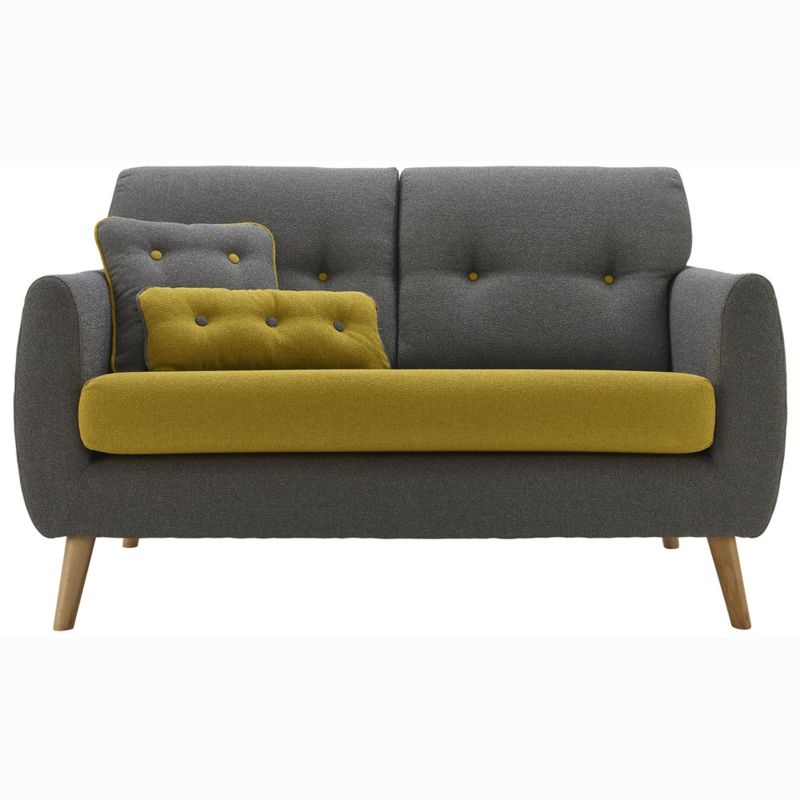 Der Inbegriff des Vintage-Stils-Sofa elegant Farbkontrast