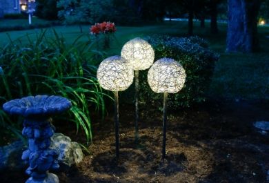 Die Anfertigung einer DIY-Schnurlampe für Ihren Garten