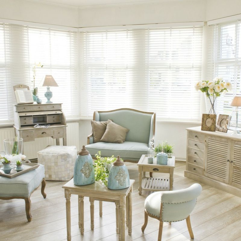 Cosiness in light blue and beige shabby chic rustic feminine home accessories
