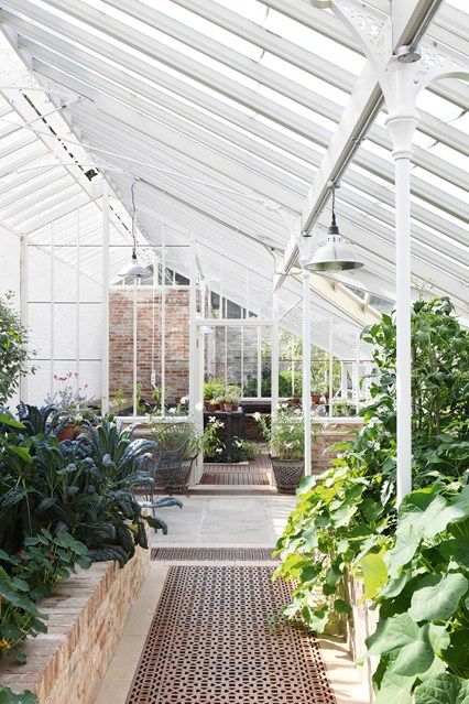 Greenhouse modern white