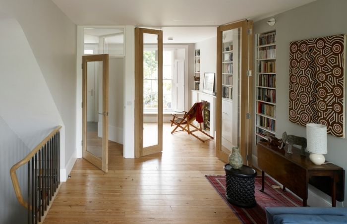 Glass doors provide more light and width glass doors interior light source