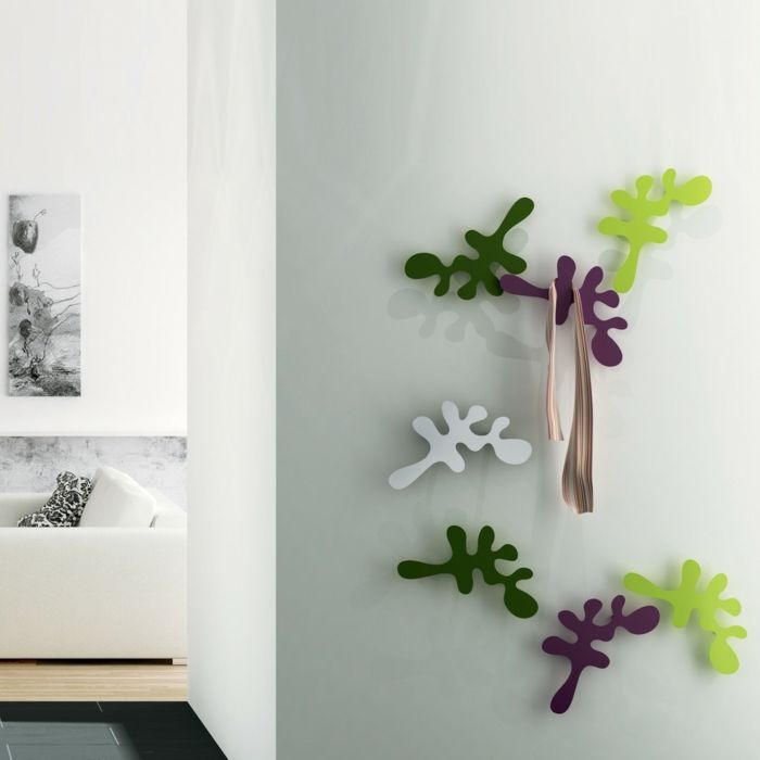 Hook fingers for various hanging options - unusual funny wall hook design