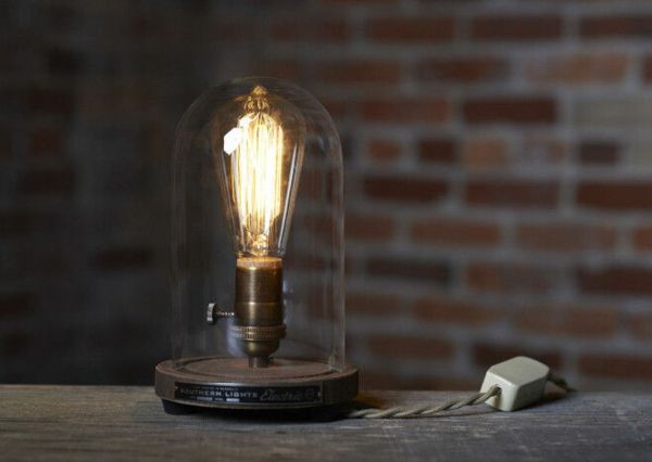 Nostalgische Edison Tischlampe-Beleuchtung Retro Glühbirne