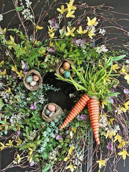 Easter decoration carrots festive decoration ideas