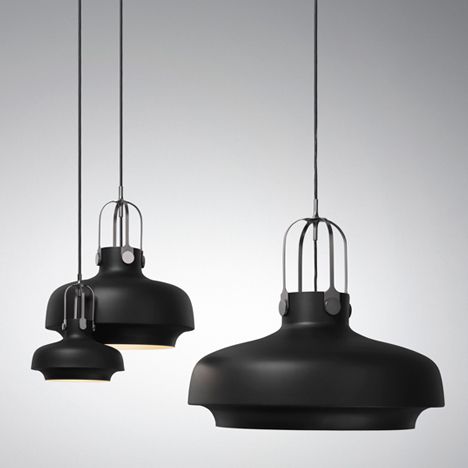 Rustic pendant lights in black with stylish look pendant lights