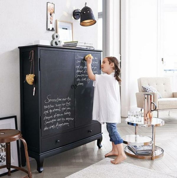 Cabinet blackboard color living room modern lavish