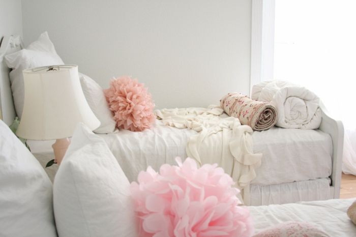 Schlafzimmer shabby einrichten: schlafzimmer ideen für bett ...